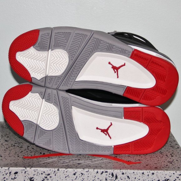 Nike Air Jordan 4 Retro GS Bred Reimagined 6Y Women 7.5 Black - Picture 6 of 6